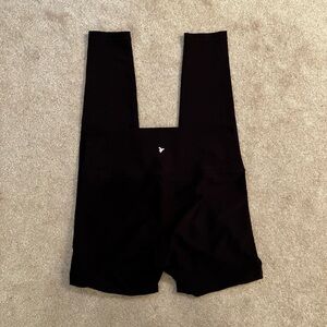 Old Navy PowerSoft High-Waisted Active Full-Length Leggings Black Jack Go Dry M